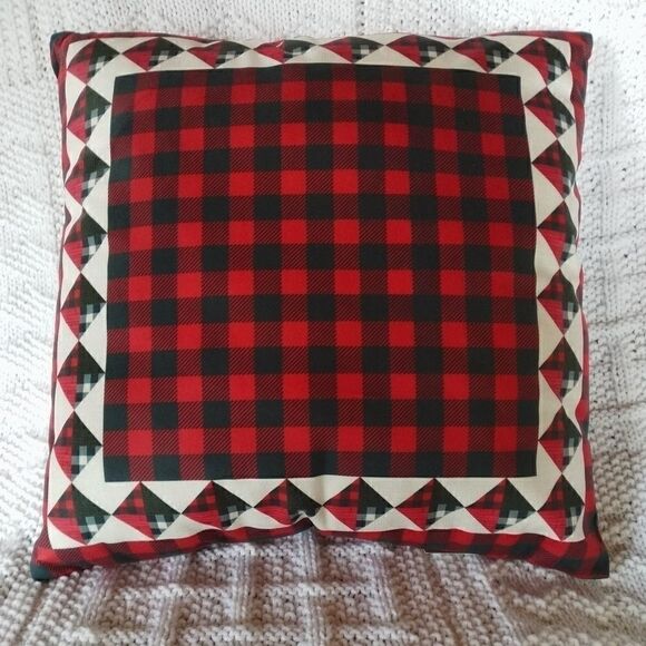 New! Buffalo Check Large Throw Pillow - Picture 1 of 3